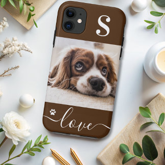 Photo de l'amoureux des chiens personnalisée