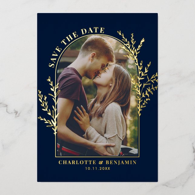 Photo de l'Arche Élégante Faire-Part de Mariage à  (Recto)
