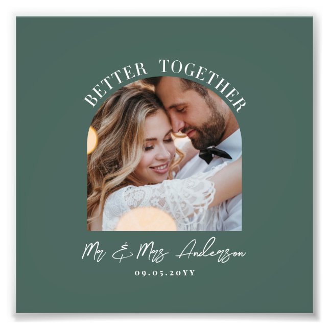 Photo de l'arche verte cadeau de mariage décoratio (Devant)