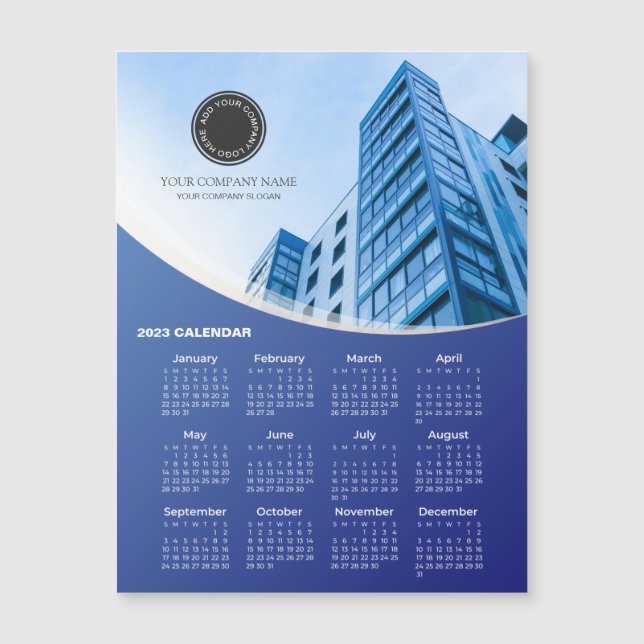 Photo de l'entreprise et logo 2023 Calendrier Cart (Devant)