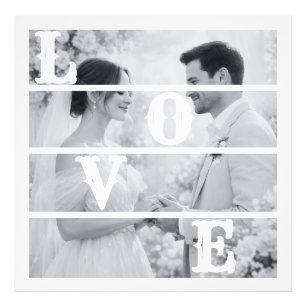 Photo de mariage personnalisée "AMOUR"