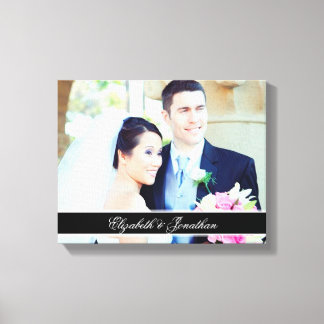 Photo de mariage personnalisée Toile personnalisée