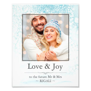 Photo de mariages d'hiver Amour & Joie de Noël
