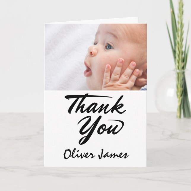 Photo de Merci de Baby shower personnalisé (Devant)