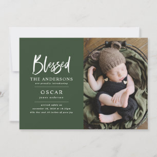 Photo de Noël botanique moderne béni