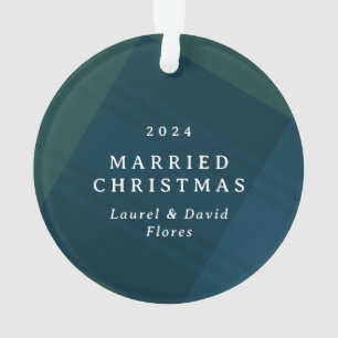 Photo de Noël classique de première mariée