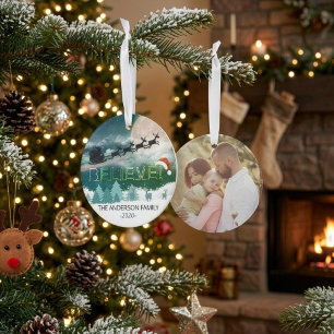 Photo de Noël CROIRE Renne Traîneau Chapeau de Pèr