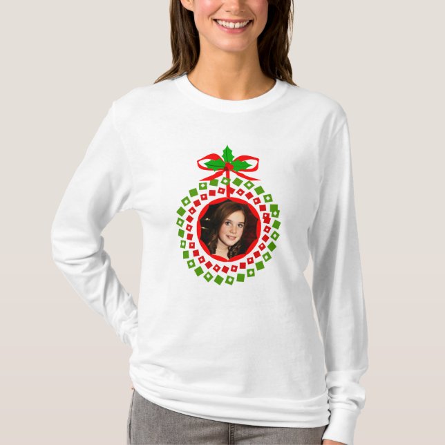 Photo de Noël et T-shirt faits sur commande (Devant)