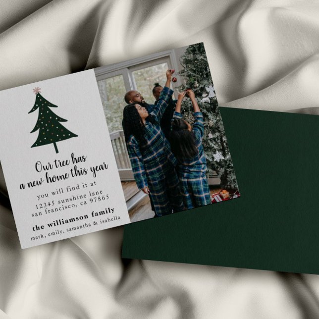 Photo de Noël Faire-part de déménagement (Créateur téléchargé)