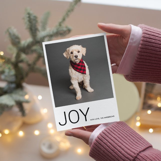 Photo de Noël | Joie | Joyeux Fêtes (Créateur téléchargé)