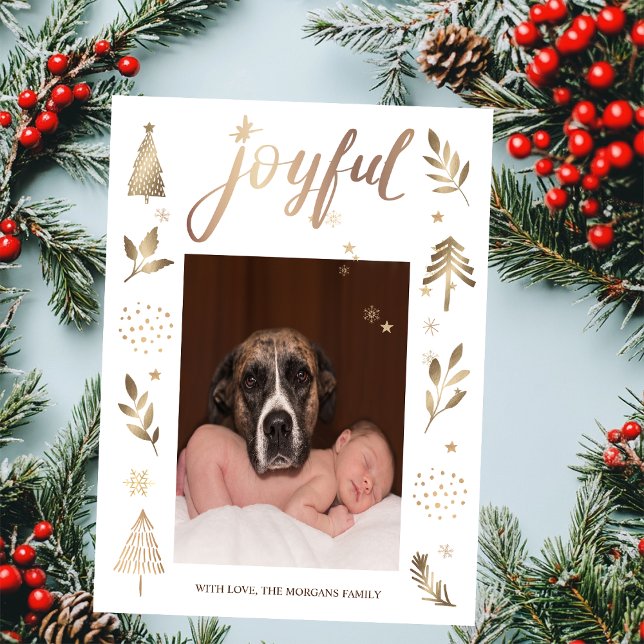 Photo de Noël joyeux avec sapin de Noël (Créateur téléchargé)