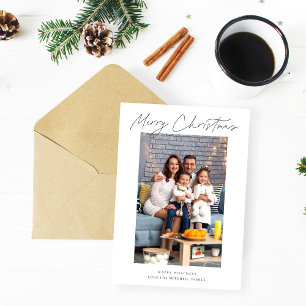 Photo de Noël Joyeux moderne et élégant