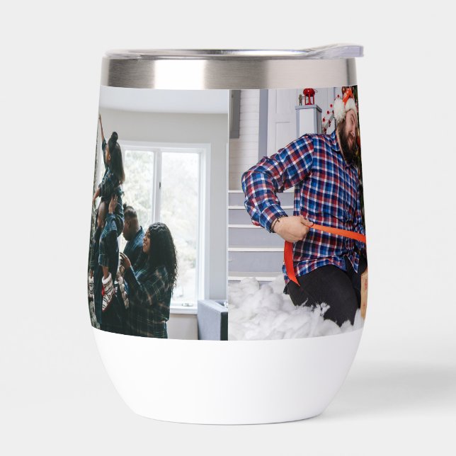 Photo de Noël personnalisée à deux faces (Gauche)