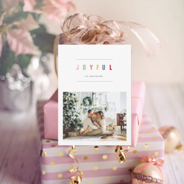 Photo de Noël simple et moderne | Joyeuses vacance (Créateur téléchargé)