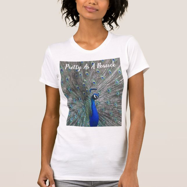 PHOTO DE PEACOCK T-SHIRT POUR FEMMES (Devant)