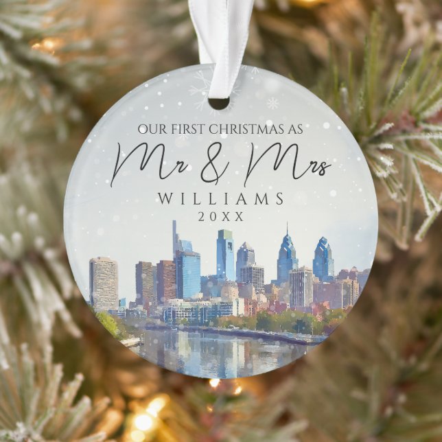 Photo de premier Noël à Philadelphie en tant que M (Arbre)
