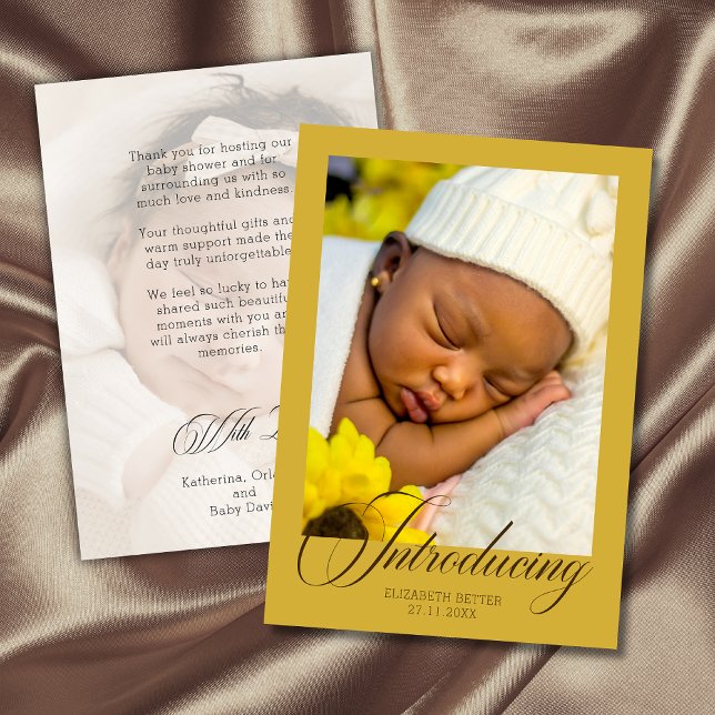 Photo de présentation Bébé Or Luxe Merci (Créateur téléchargé)