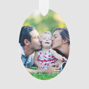 Photo de promotion de marque en acrylique ovale