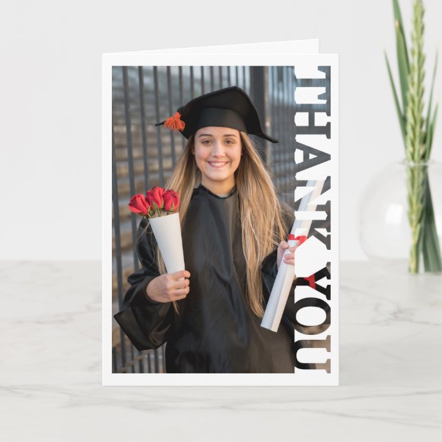 Photo de remise de diplôme Merci (Devant)