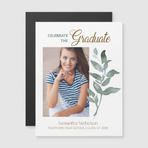 Photo de remise des diplômes aux feuilles vertes b