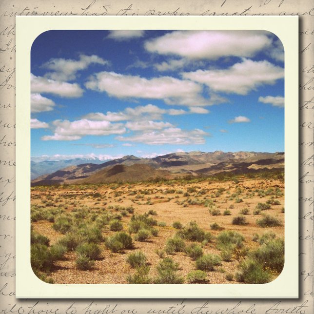 Photo de style rétro encadré carré 4x4 (4x4 Square Retro Framed-Style Photo)