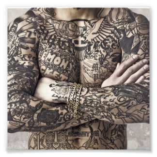 Photo de tatouage corporel masculin