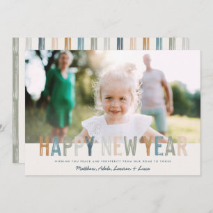 Photo de typographie colorée moderne nouvelle anné