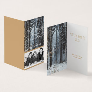 Photo de vacances personnalisée Scène d'hiver