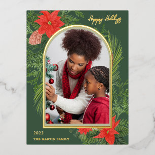 Photo de vacances Poinsettia et verdure