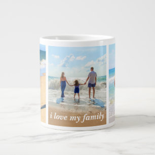 Photo de votre famille Collage de tasse de café av