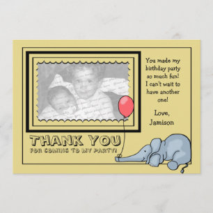 Photo d'éléphant Merci