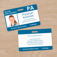 Photo d'employé personnalisée Badge d'identificati
