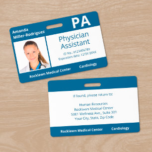 Photo d'employé personnalisée Badge d'identificati