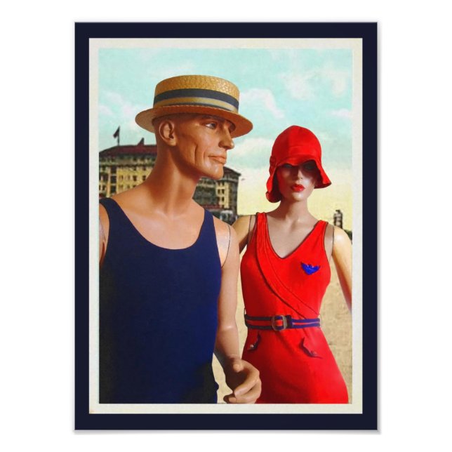 Photo des maillots de bain en laine des années 192 (Devant)