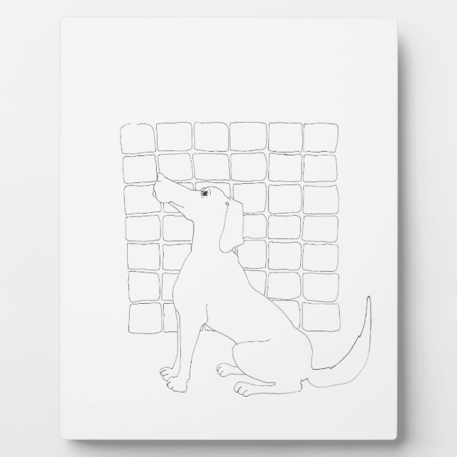 Photo Dessin original Chien chinois Année 2018 Plaque (Devant)