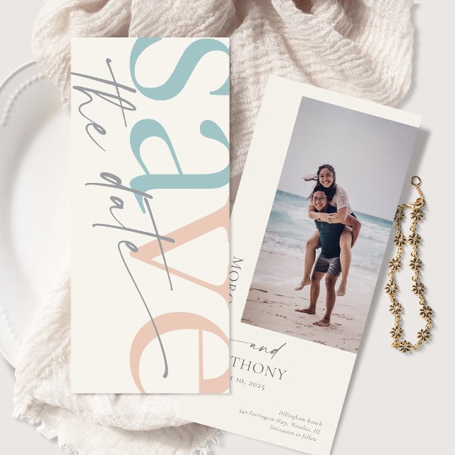 Photo Destination Plage Enregistrer La Date (Créateur téléchargé)