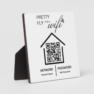 Photo Détails WiFi Joli vol pour une plaque de code QR w