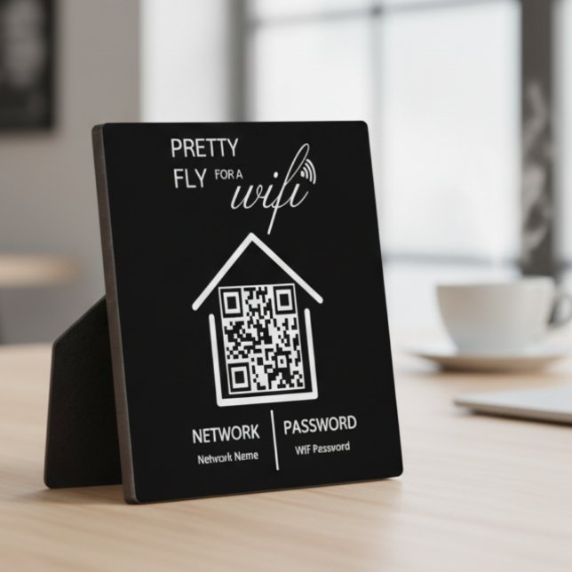 Photo Détails WiFi Plutôt Fly pour une plaque de code QR (Créateur téléchargé)