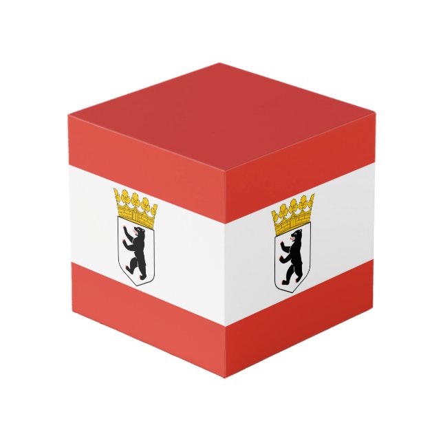 Photo Drapeau du Cube de Berlin (Angle devant)