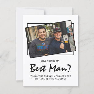 Photo Drôle Moderne Veux-Tu Être Mon Témoin?