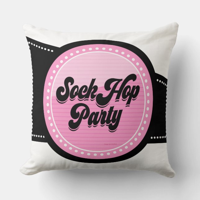 Photo du Coussin Sock Hop/Checker par MUJKA (Recto)