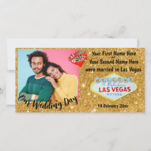 Photo du Faire-part Mariage Las Vegas