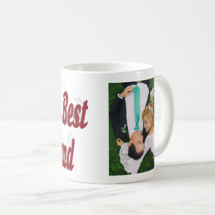 Photo du mari avec texte bordeaux Café Mug
