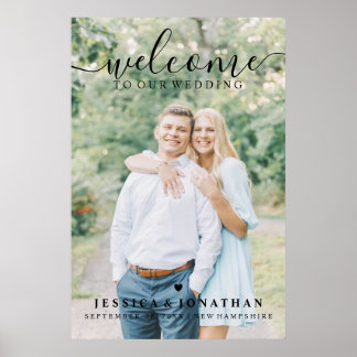 Photo du mariage Welcome Couple Digital ou Poster