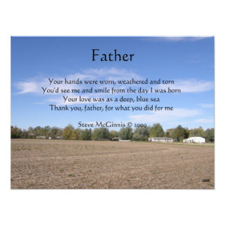 Photo du père Poem