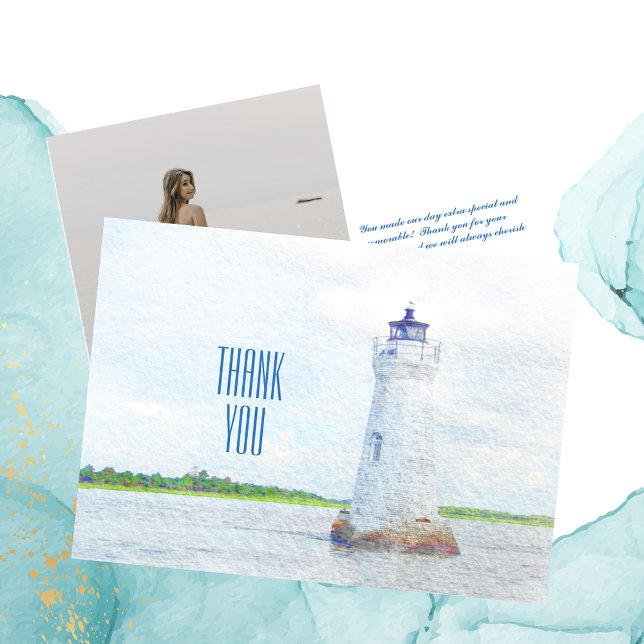 Photo du phare de Cockspur Aquarelle Merci (Créateur téléchargé)