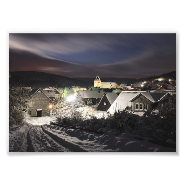 Photo du village en hiver (Devant)