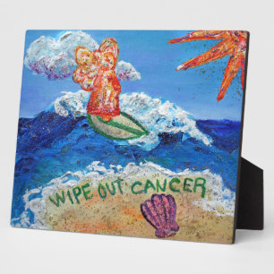 Photo Effacer Cancer Angel Art Peinture Plaque cadeau