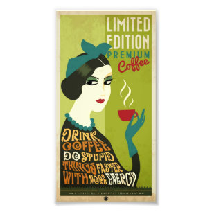 Photo Élargissement-Boire Café & Faire Des Choses