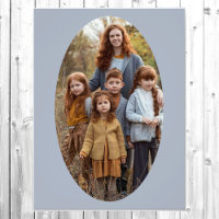 Photo Élargissement Modèle ovale prêt à être encad